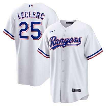 José Leclerc 25 Texas Rangers Home Men Jersey - White