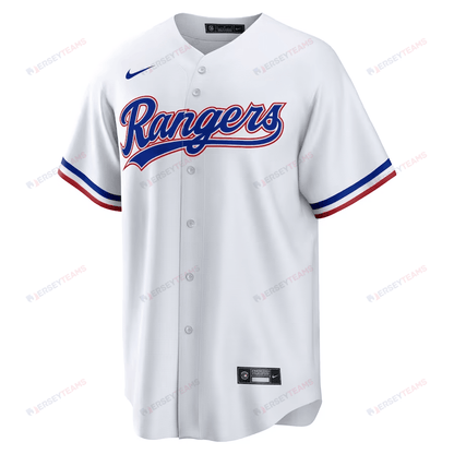 Jonathan Hernández 72 Texas Rangers Home Men Jersey - White
