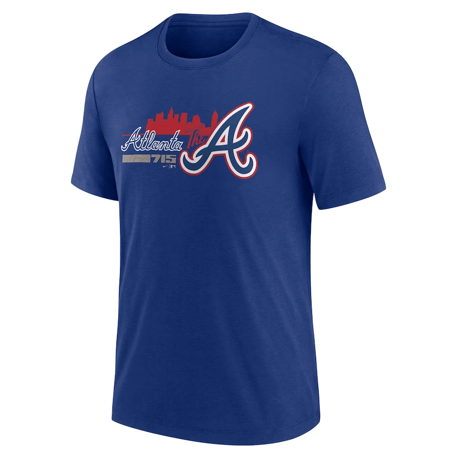 Atlanta Braves 2023 City Connect Tri-Blend T-Shirt - Royal
