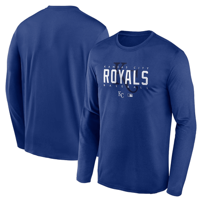 Kansas City Royals Team Logo Legend Performance Long Sleeve T-Shirt - Royal