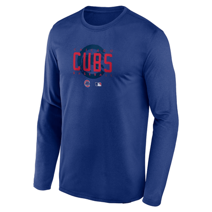 Chicago Cubs Team Logo Legend Performance Long Sleeve T-Shirt - Royal