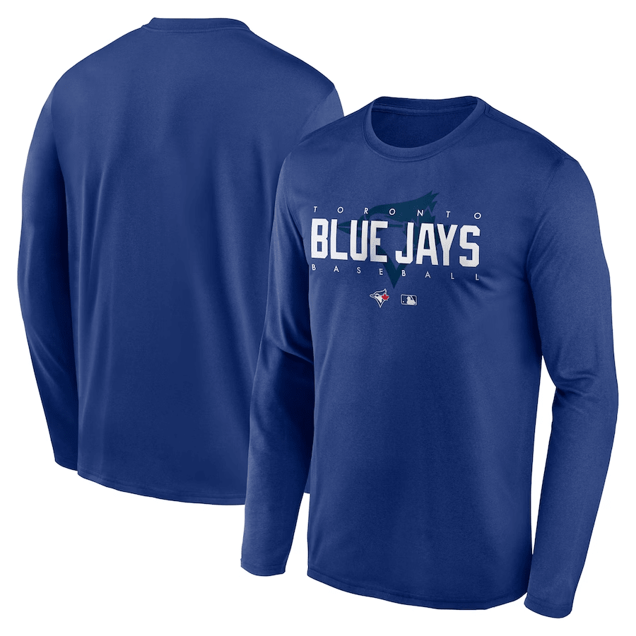 Toronto Blue Jays Team Logo Legend Performance Long Sleeve T-Shirt - Royal