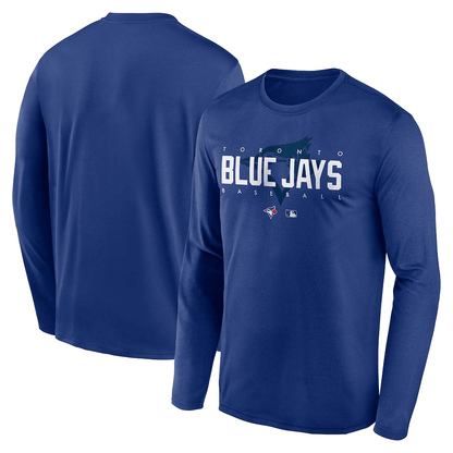 Toronto Blue Jays Team Logo Legend Performance Long Sleeve T-Shirt - Royal