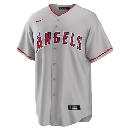 Jake Lamb 18 Los Angeles Angels Gray Road Jersey - Men Gray