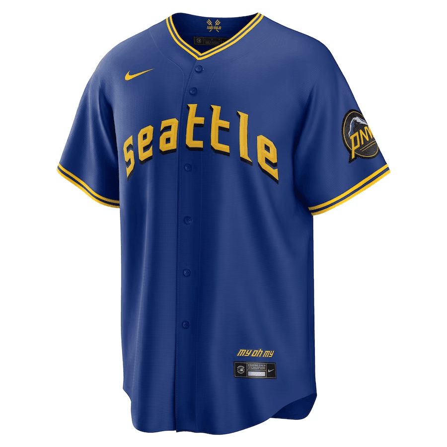 Ken Griffey Jr. 24 Seattle Mariners 2023 City Connect Game Jersey - Royal