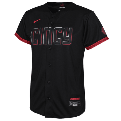 Joey Votto 19 Cincinnati Reds Youth 2023 City Connect Jersey - Black