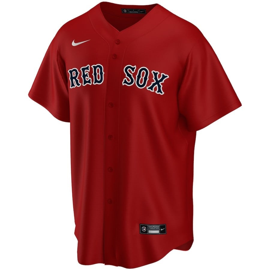 Boston Red Sox Alternate Custom Men Jersey - Red