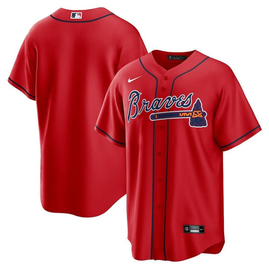 Atlanta Braves Alternate Team Men Jersey - Red