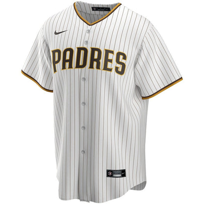 San Diego Padres Home Custom Men Jersey - White