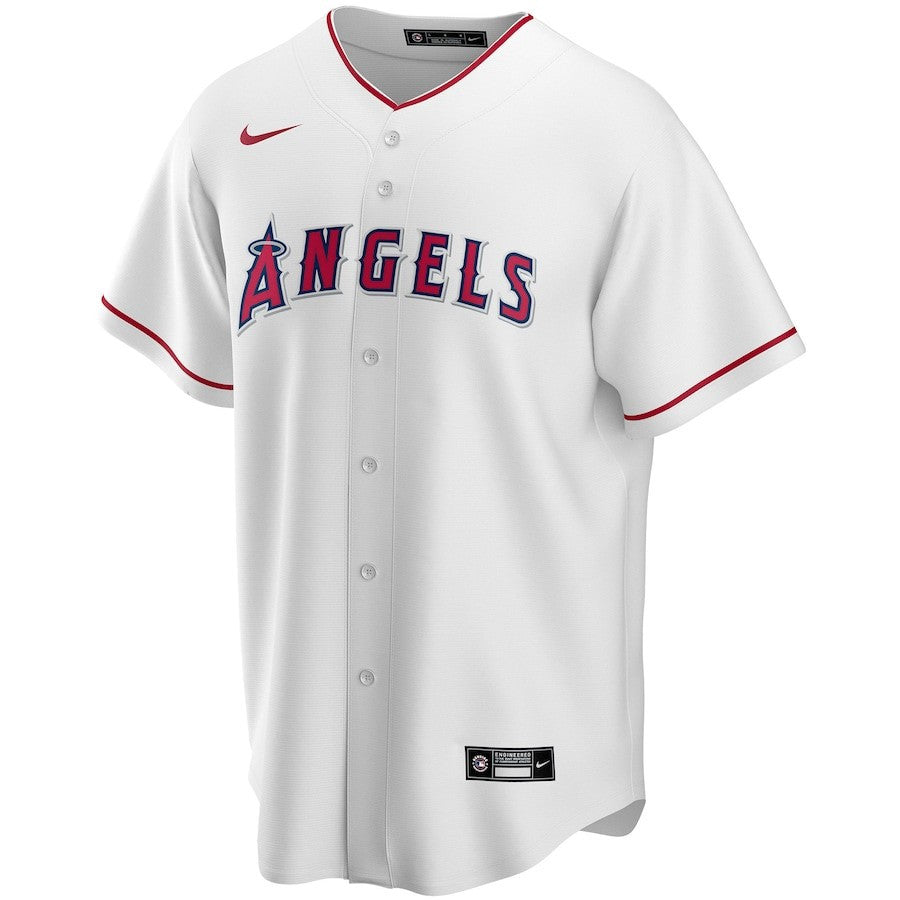 Los Angeles Angels Home Custom Men Jersey - White