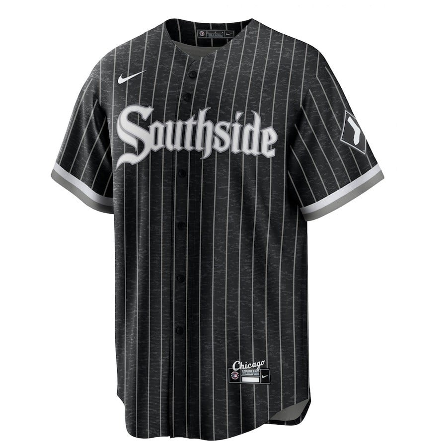 Luis Robert 88 Chicago White Sox City Connect Player Jersey - Black