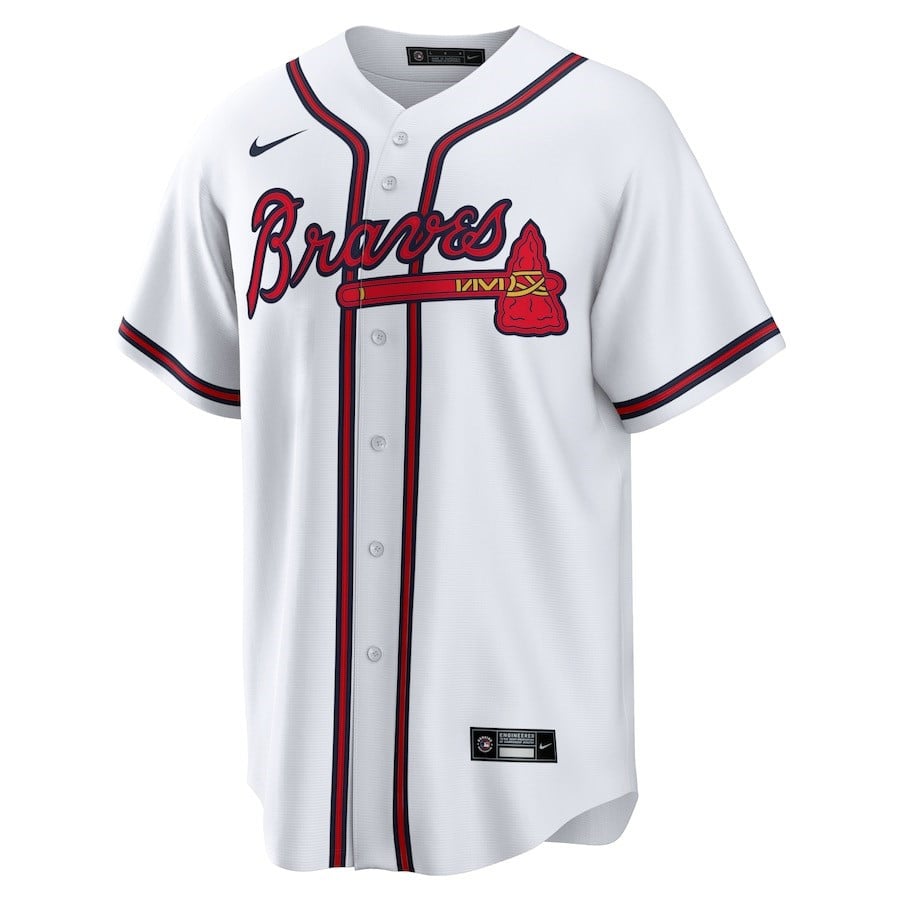 Matt Olson 28 Atlanta Braves Home Player Men Jersey - White