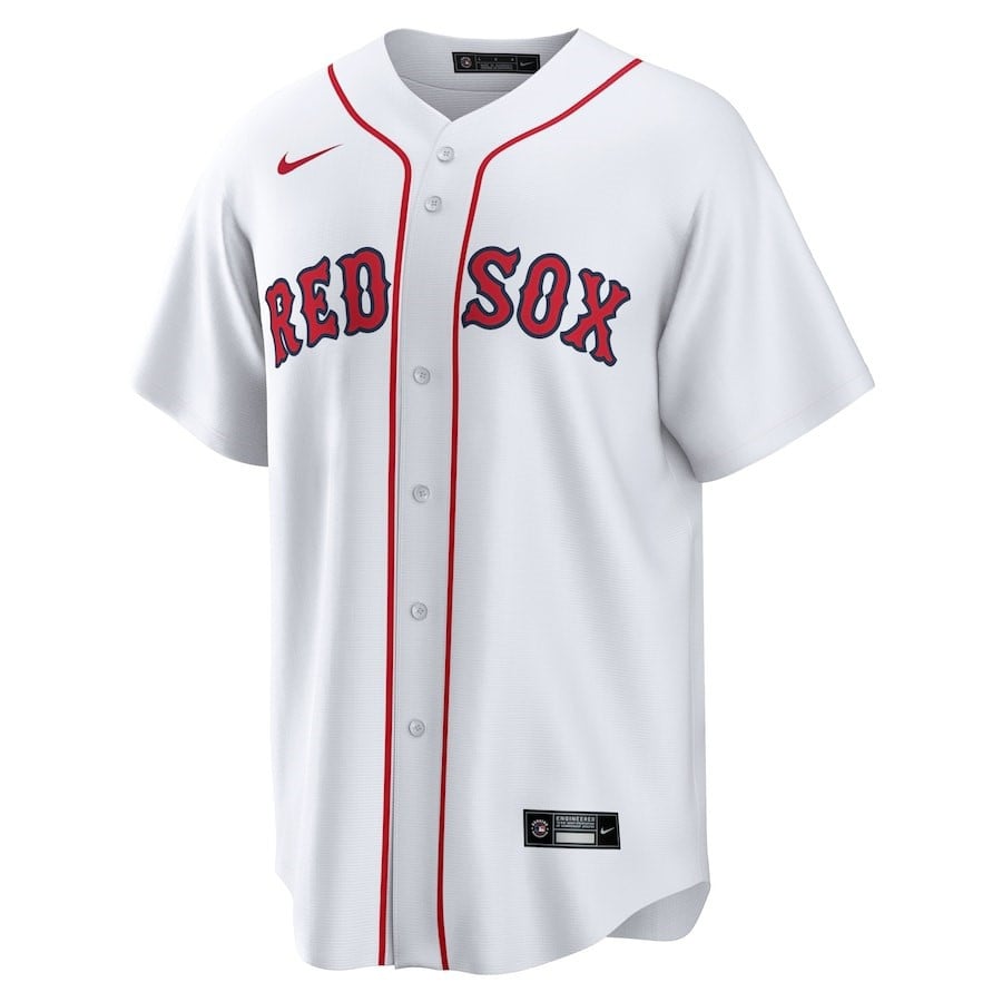 Boston Red Sox Home Blank Men Jersey - White