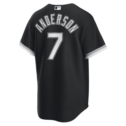 Tim Anderson 7 Chicago White Sox Alternate Player Jersey - Black
