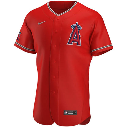 Los Angeles Angels Alternate Team Logo Elite Jersey - Red