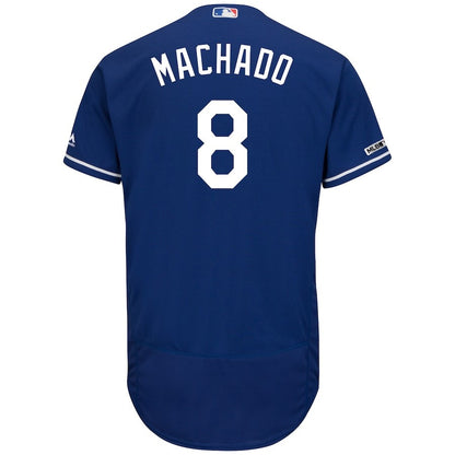 Manny Machado 8 Los Angeles Dodgers Majestic Collection Flex Base Player Elite Jersey - Royal