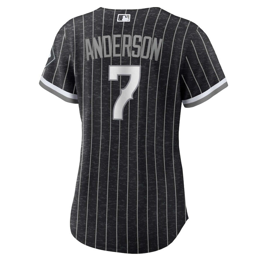 Tim Anderson 7 Chicago White Sox Women's City Connect Player Jersey - Black