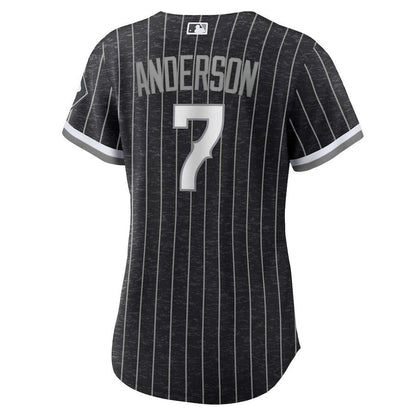 Tim Anderson 7 Chicago White Sox Women's City Connect Player Jersey - Black