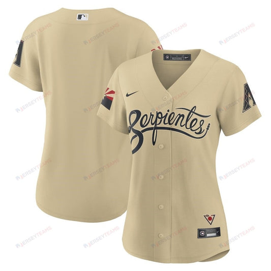 Arizona Diamondbacks Women's City Connect Jersey - Sand