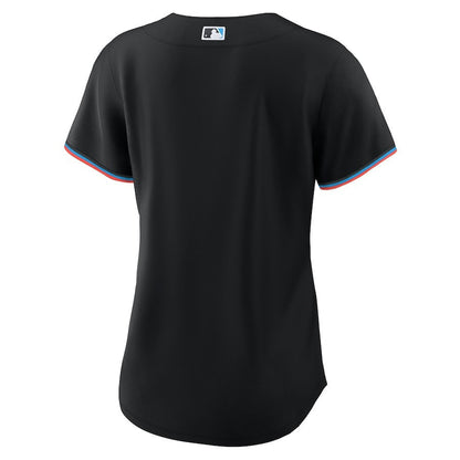Miami Marlins Women's Alternate Team Jersey - Black