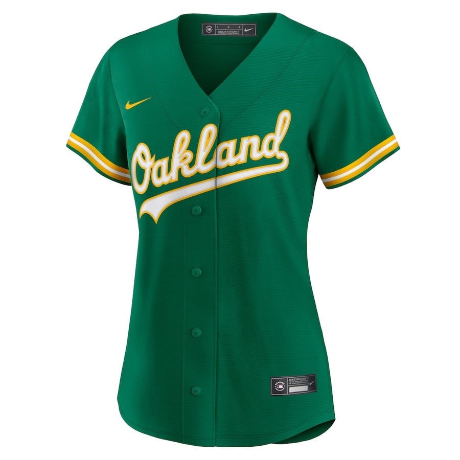 Oakland Athletics Women's Alternate Team Jersey - Kelly Green