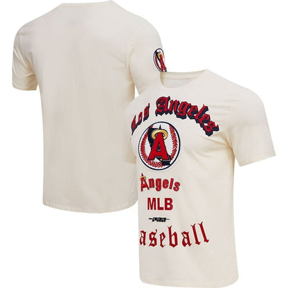 Los Angeles Angels Pro Basketball T-Shirt - Cream