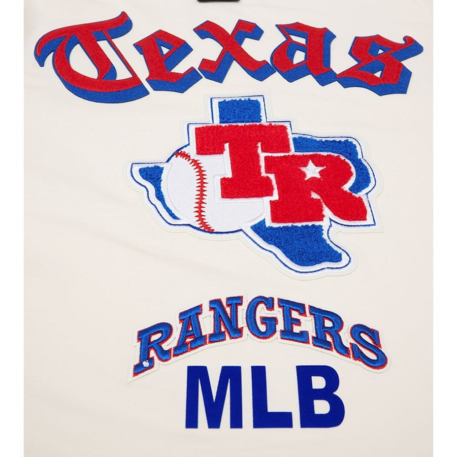 Texas Rangers Pro Basketball T-Shirt - Cream