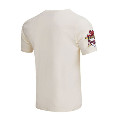 Atlanta Braves Pro Basketball T-Shirt - Cream