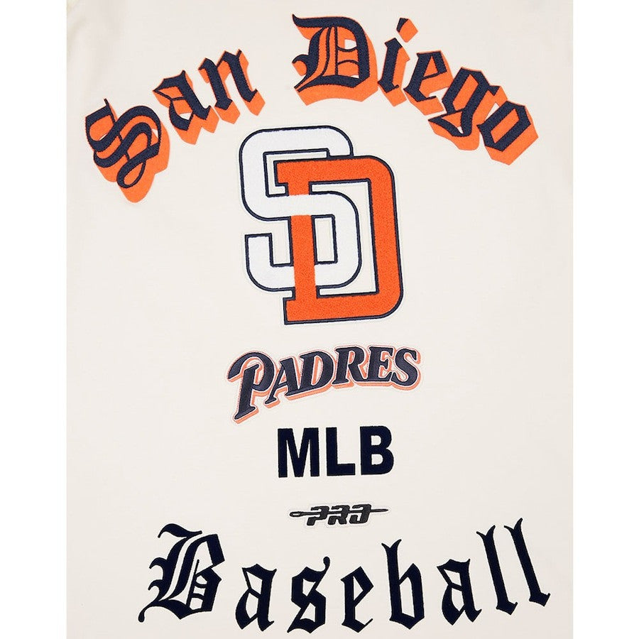 San Diego Padres Pro Basketball T-Shirt - Cream