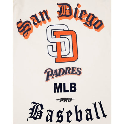 San Diego Padres Pro Basketball T-Shirt - Cream