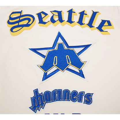 Seattle Mariners Pro Basketball T-Shirt - Cream