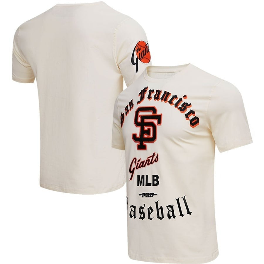 San Francisco Giants Pro Basketball T-Shirt - Cream