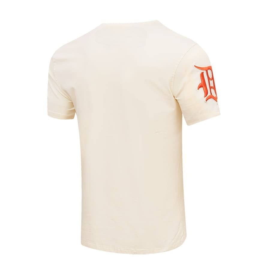 Detroit Tigers Pro Basketball T-Shirt - Cream