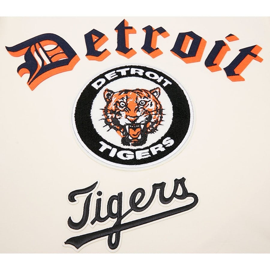 Detroit Tigers Pro Basketball T-Shirt - Cream