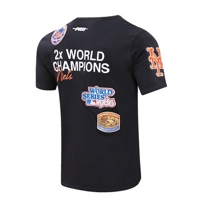 New York Mets Championship T-Shirt - Black