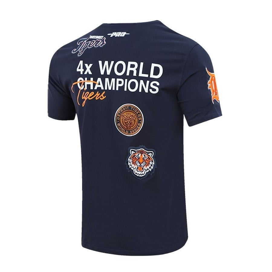 Detroit Tigers Championship T-Shirt - Navy