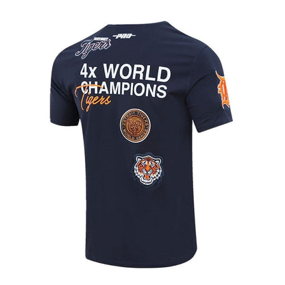 Detroit Tigers Championship T-Shirt - Navy
