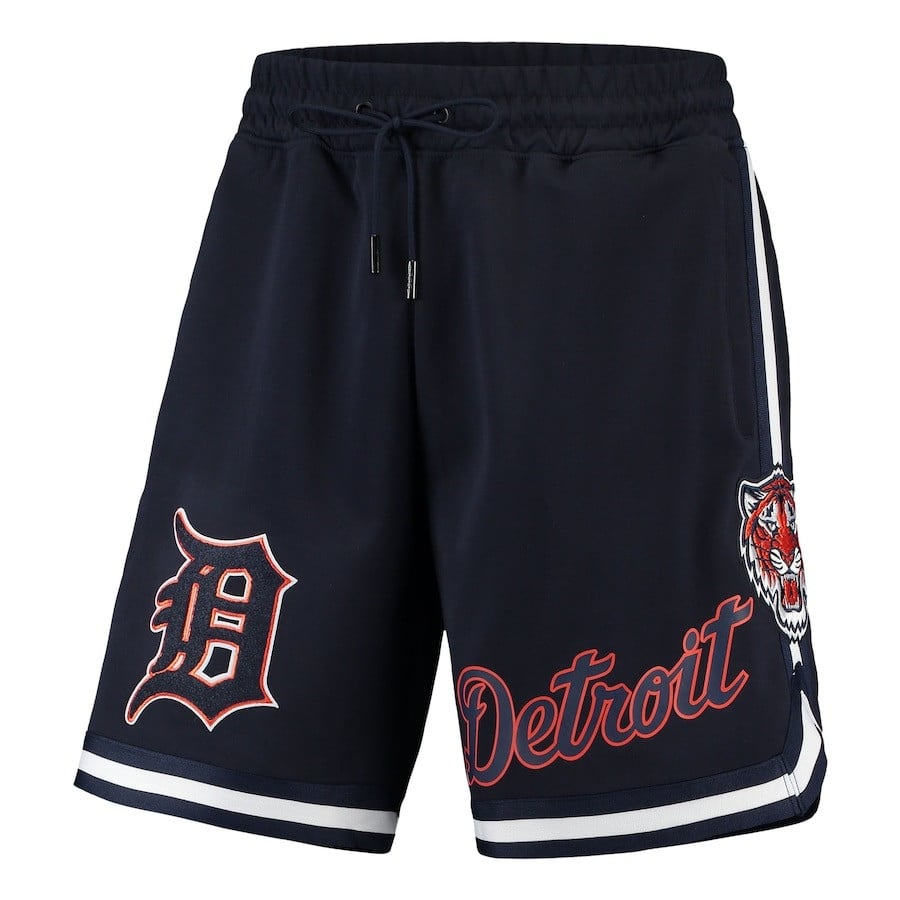 Detroit Tigers Team Logo Shorts - Navy, Men