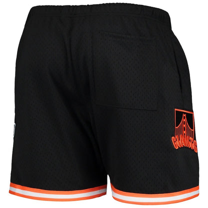 San Francisco Giants Team Standard Men Mesh Shorts - Black