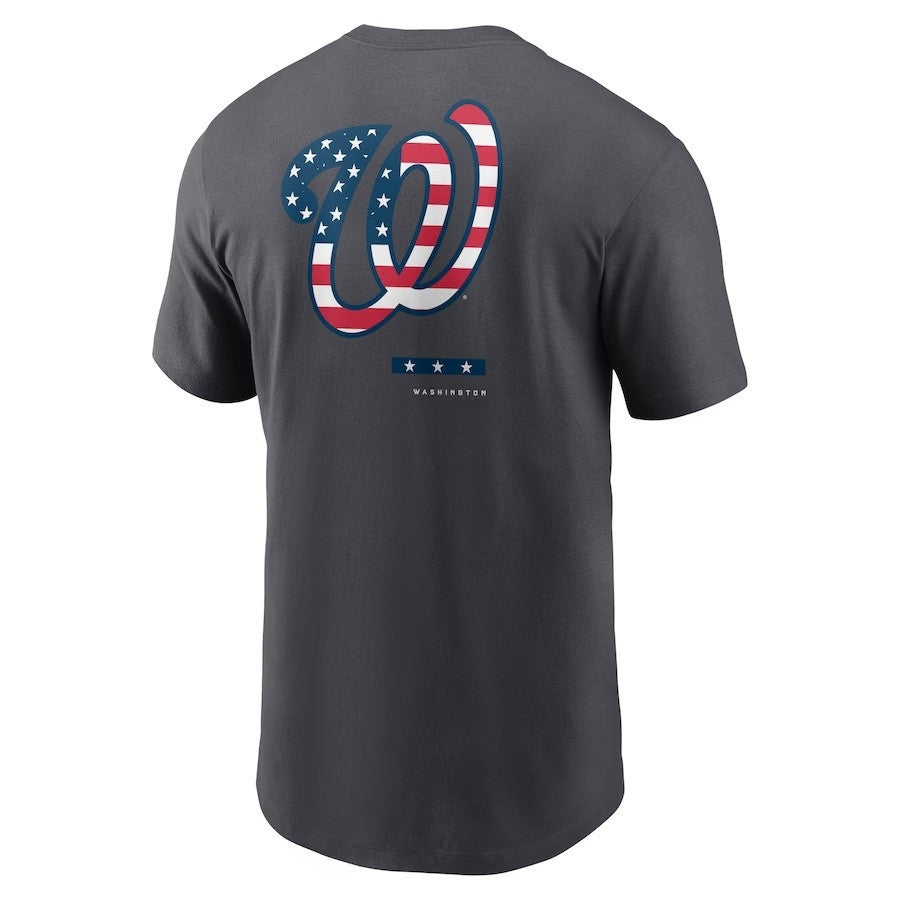 Washington Nationals Americana T-Shirt - Anthracite