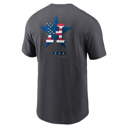Houston Astros Americana T-Shirt - Anthracite