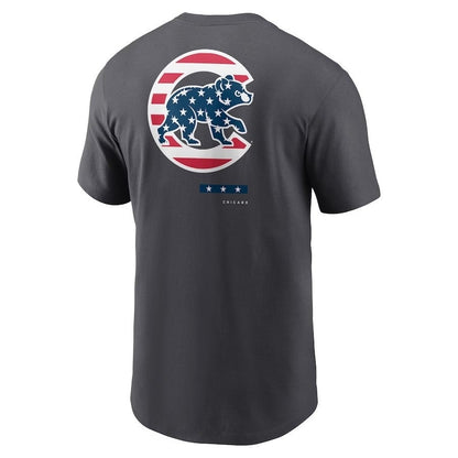 Chicago Cubs Americana T-Shirt - Anthracite