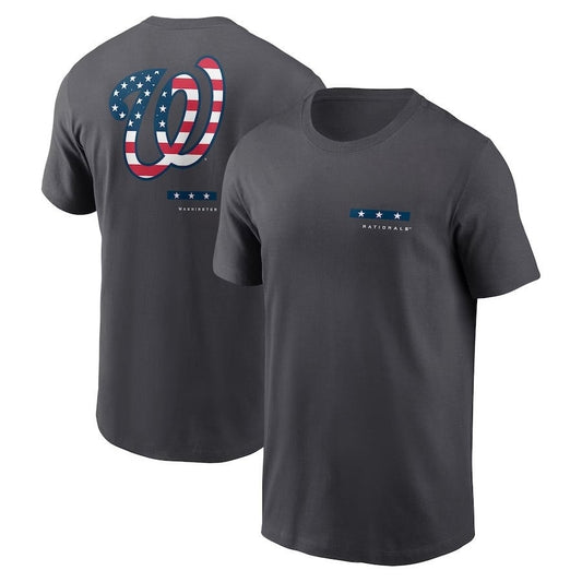 Washington Nationals Americana T-Shirt - Anthracite