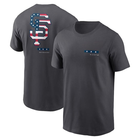 San Francisco Giants Americana T-Shirt - Anthracite