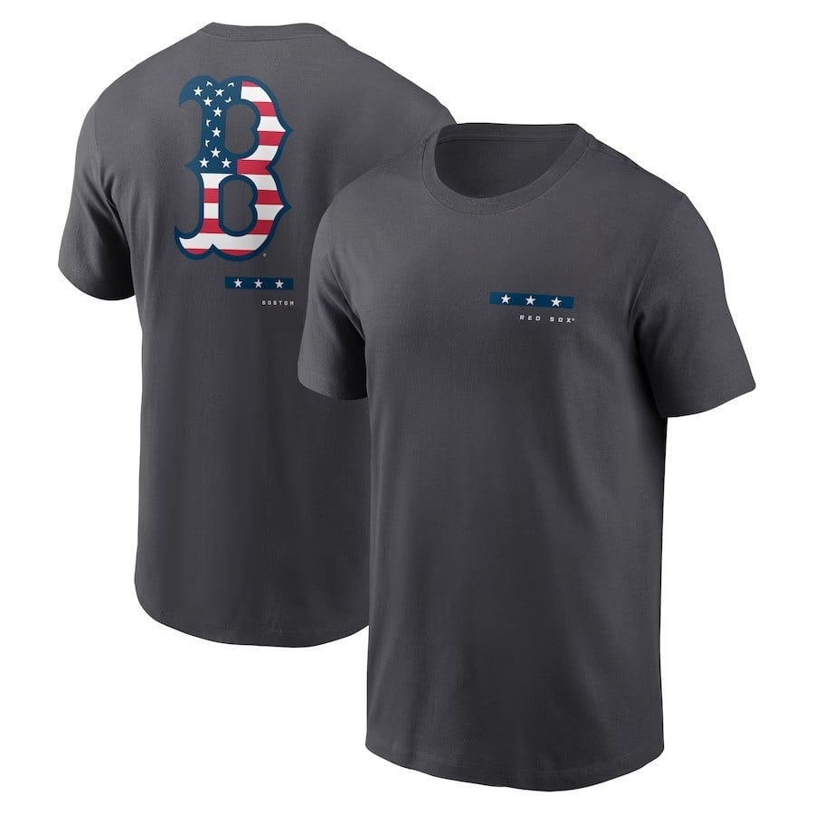 Boston Red Sox Americana T-Shirt - Anthracite