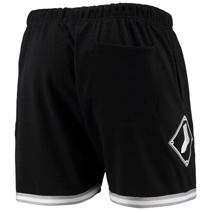 Chicago White Sox Team Logo Mesh Shorts - Black, Men