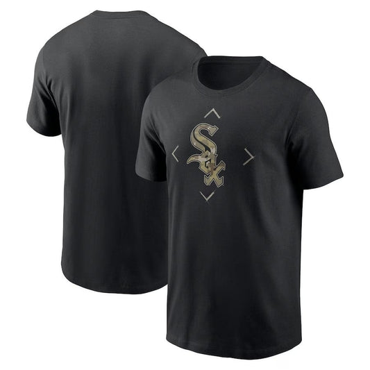 Chicago White Sox Camo Logo T-Shirt - Black
