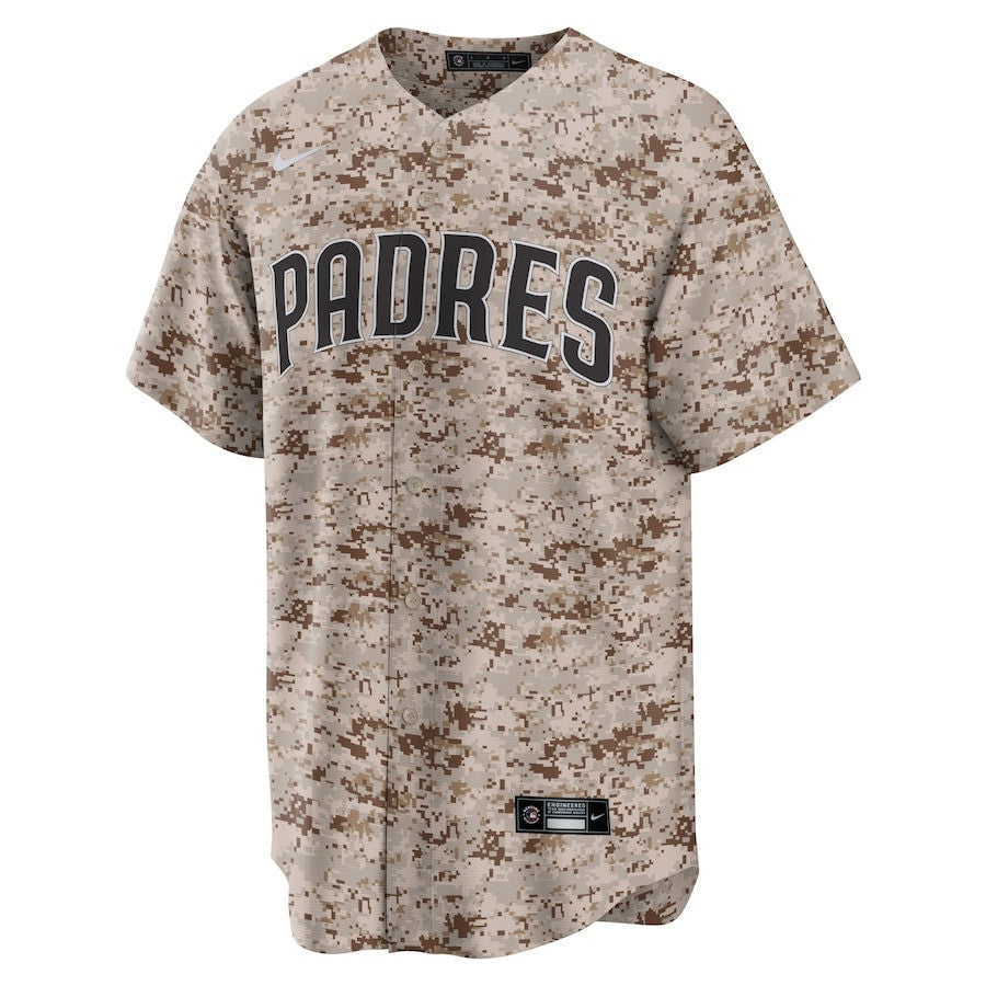 Juan Soto 22 San Diego Padres USMC Alternate Men Jersey - Camo