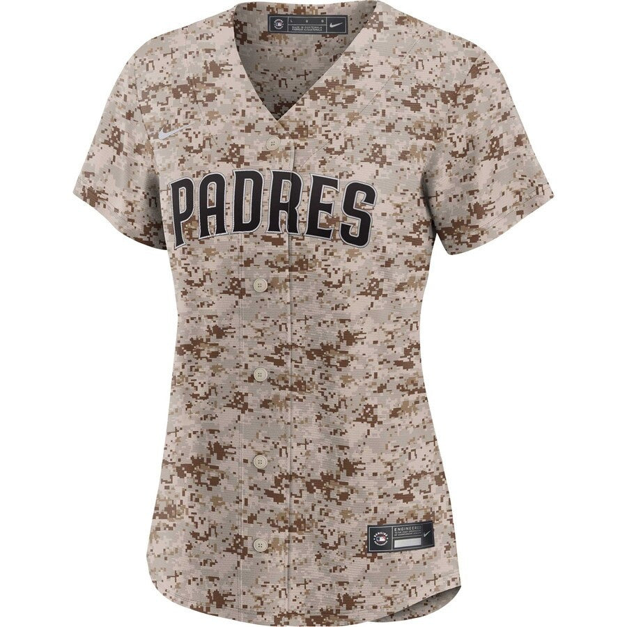 Juan Soto 22 San Diego Padres USMC Alternate Women Jersey - Camo