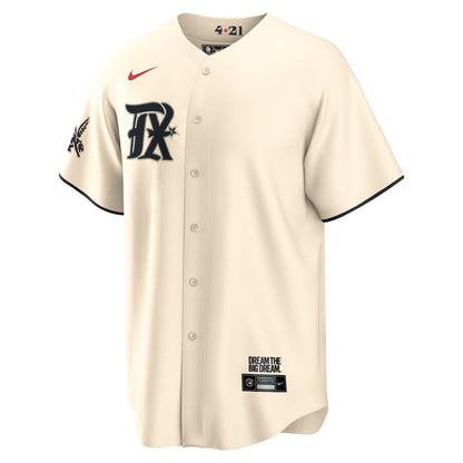 Corey Seager 5 Texas Rangers 2023 City Connect Flex Base Elite Jersey - Cream